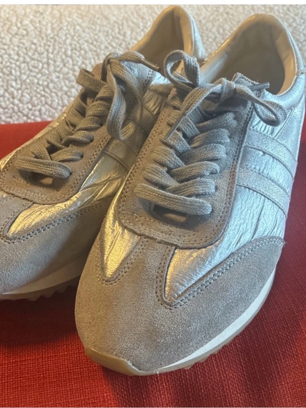 GOLA BOSTON 78 METALLIC Size 9 Grey  Very Nice